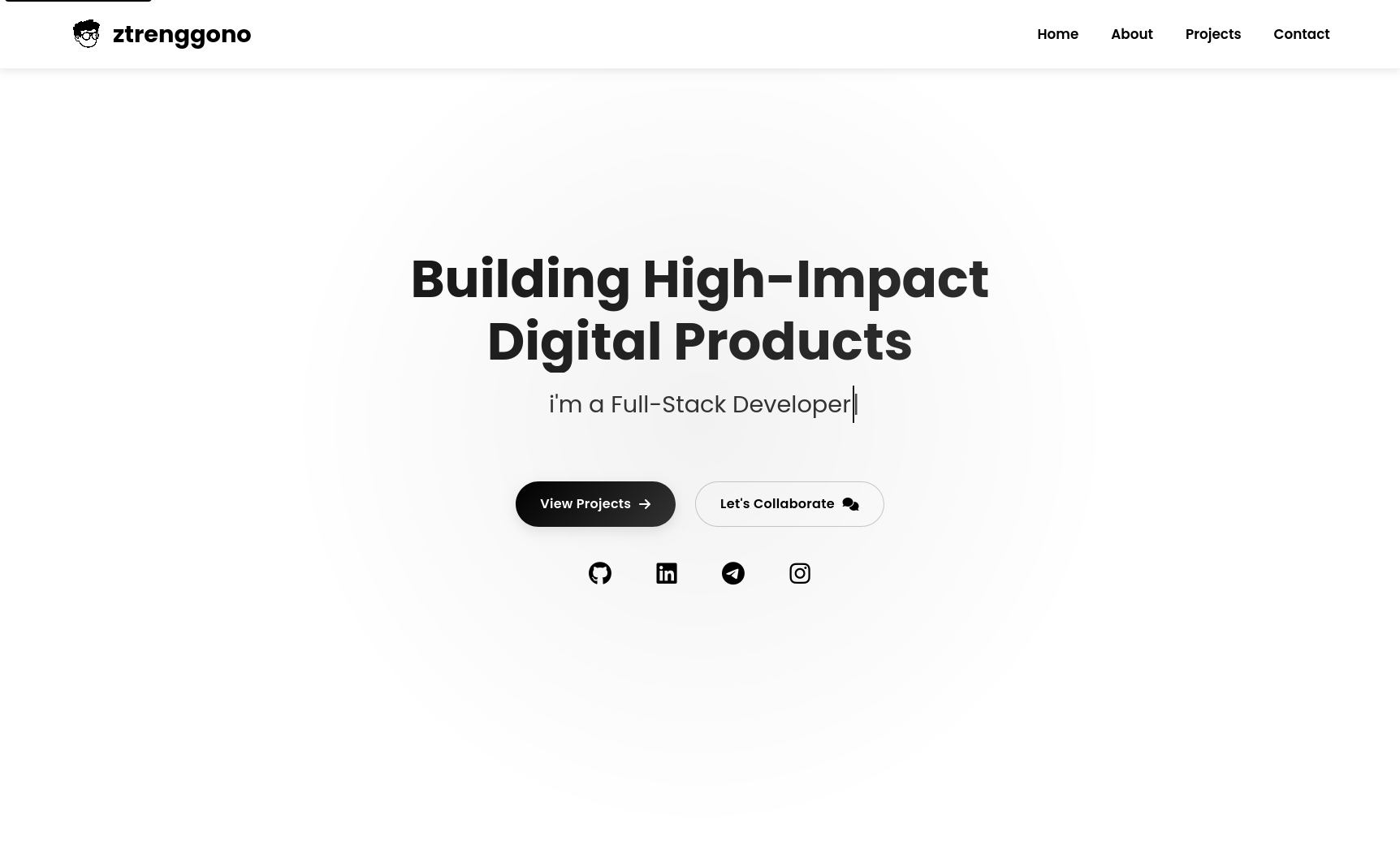 Personal Portofolio Website